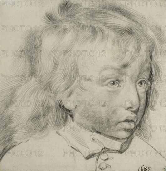 Head of a Boy. Creator: Cornelis de Visscher.