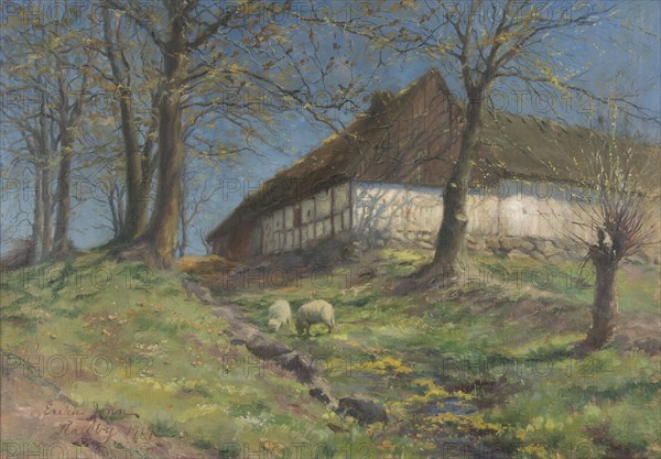 Farm in Skåne, 1991. Creator: Erika Jonn.