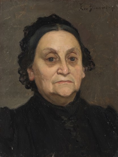 Mrs. Hilda Schönthal (1824-1892), preliminary study for "Under the Chestnut", 1891. Creator: Eva Fredrika Bonnier.