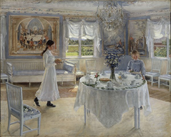 A Day of Celebration, 1902. Creator: Fanny Brate.