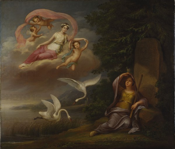 Allegory of Crown Princess Josefina's arrival in Sweden, 1823. Creator: Fredric Westin.