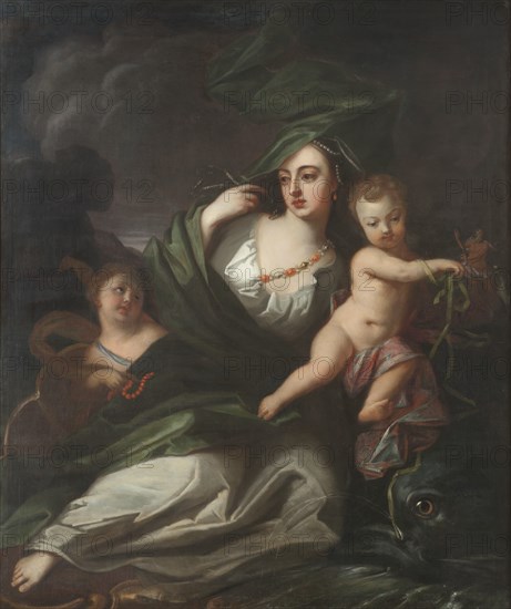Amphitrite or Allegory of the Element Water, early-mid 18th century. Creator: Georg Engelhard Schroder.