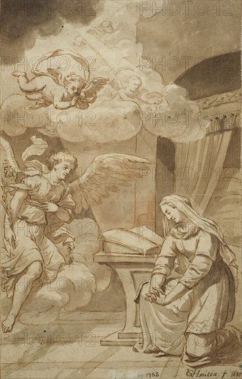 The Annunciation. Creator: Gerard van Houten.