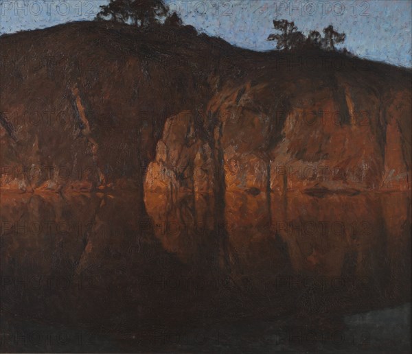 After Sunset. Motif from the Archipelago, 1907. Creator: Gottfrid Kallstenius.