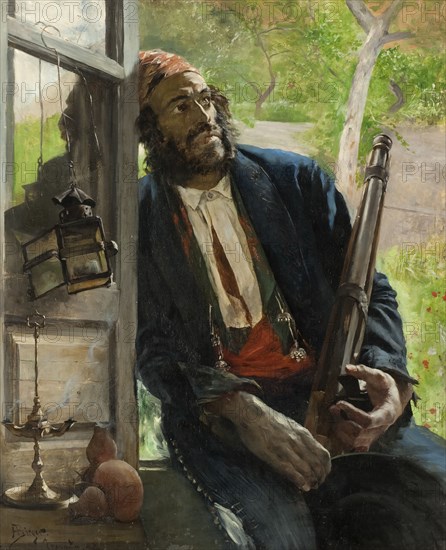 A Gipsy, 1882. Creator: Hugo Birger.