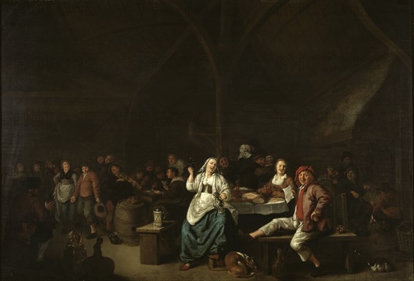 Drinking Bout in an Inn. Creator: Jan Miense Molenaer.