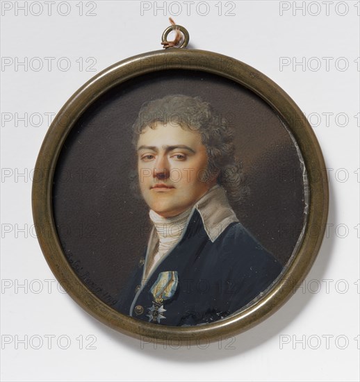 Carl Henrik Posse, 1767-1843, Count, military officer, 1799. Creator: Giovanni Domenico Bossi.