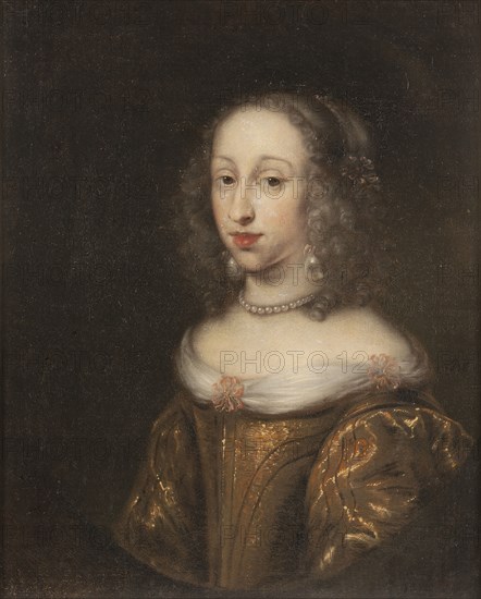 Anna Dorotea, 1640-1713, Princess of Holstein-Gottorp, Abbess of Quedlingsburg, 17th century. Creator: Jurgen Ovens.