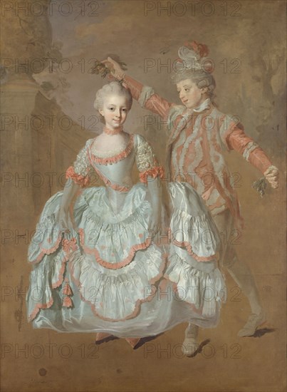 Dancing Children, late 1760s. Creator: Lorens Pasch the Younger.