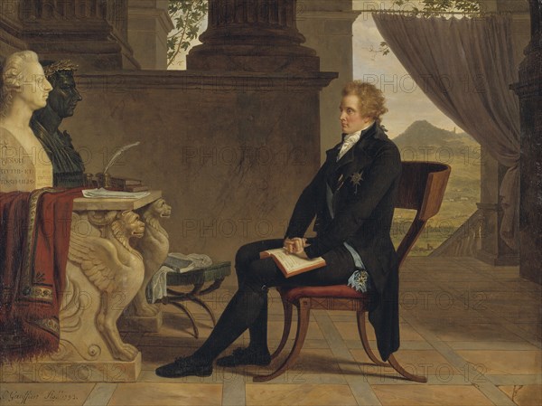 Count Gustaf Mauritz Armfelt in Florence, 1793. Creator: Louis Gauffier.