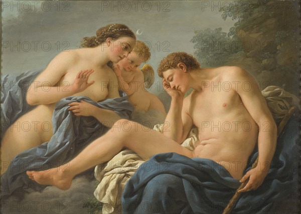 Diana and Endymion, 1768. Creator: Louis Jean Francois Lagrenee.