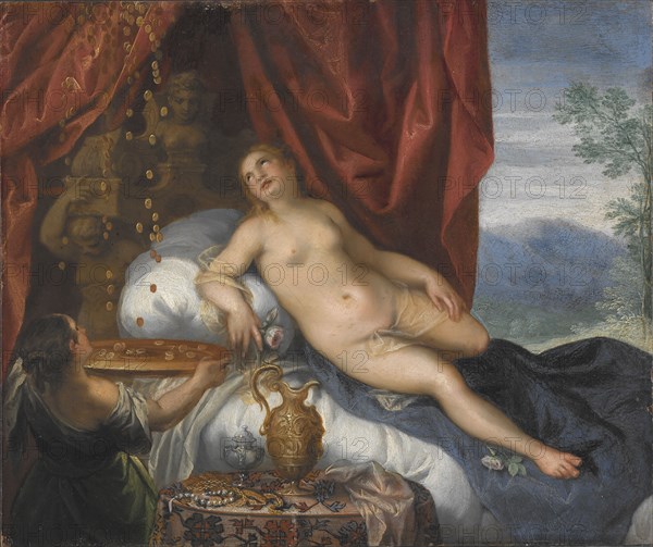 Danae and the Shower of Gold, c17th century. Creator: Unknown.