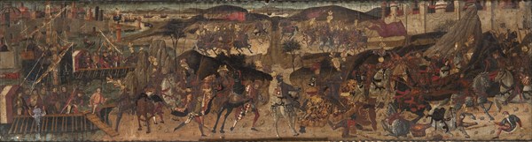 A Battle Scene, late 16th century. Creator: Master of Marradi.