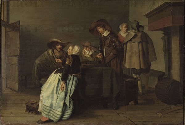 A Conversation, 1628. Creator: Pieter Codde.