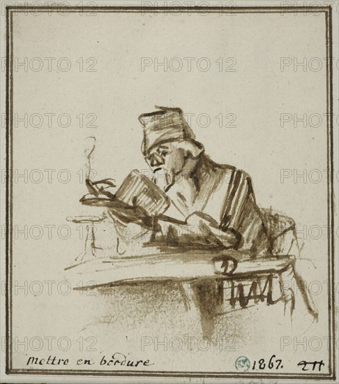 Old man reading, c1630s. Creator: Rembrandt Harmensz van Rijn.