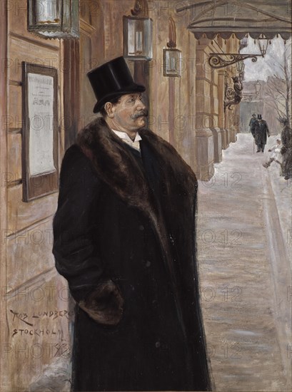 Gustav Fredrikson, 1832-1921, 1893. Creator: Karl Robert Lundberg.