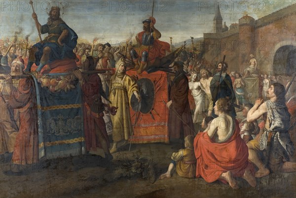 A Roman Triumphal Parade, 1641. Creator: Simon Peter Tilemann.