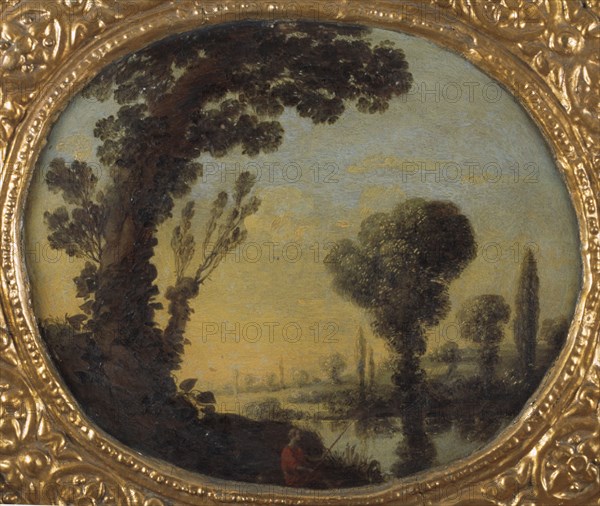 Calm Water with Trees, c17th century. Creator: Unknown.