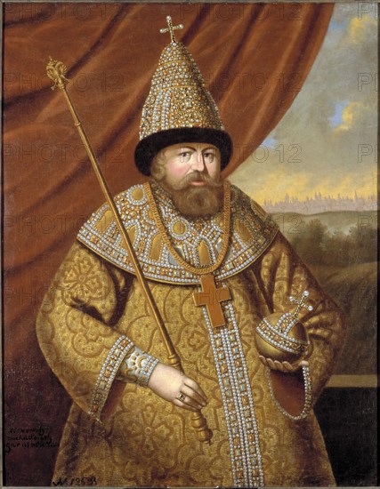 Alexei Mikhailovich, Tsar of Russia, c17th century. Creator: Anon.