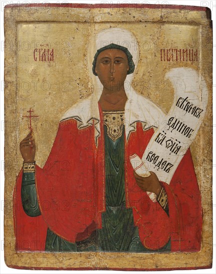 St. Paraskeve Pyatnitsa, unknown date. Creator: Unknown.