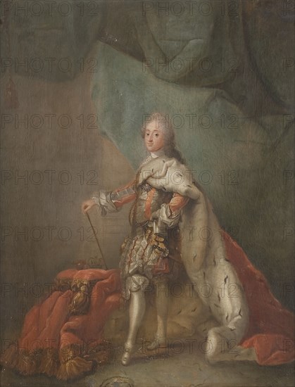 Frederick V, 1723-66, King of Denmark and Norway, mid-late 18th century. Creator: Workshop of Carl Gustaf Pilo.