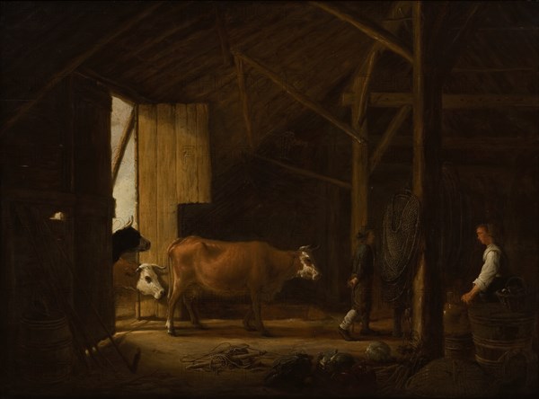 Interior of a Cowshed. Creator: Aelbert Cuyp.