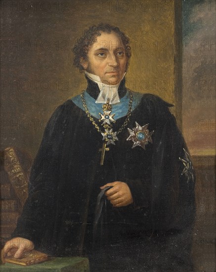 Johan Olof Wallin, mid-19th century.  Creator: Carl Wilhelm Nordgren.