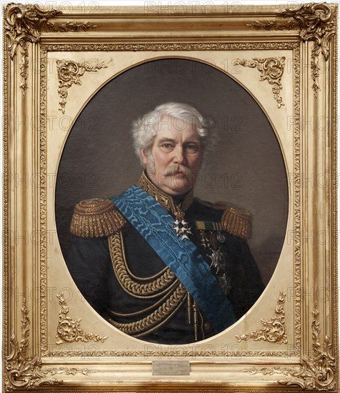 Johan Peter Lefrén, 1784-1862, 1856. Creator: Amalia Lindegren.