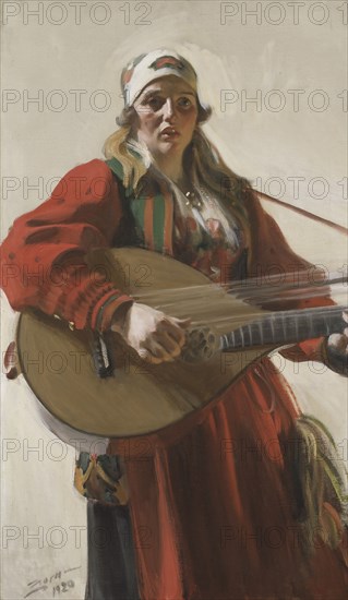 Home Tunes, 1920. Creator: Anders Leonard Zorn.