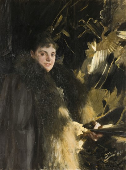 Mrs Veronica Heiss, 1891. Creator: Anders Leonard Zorn.