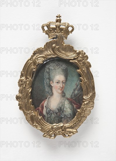 Juliana Maria of Brunswick-Wolfenbüttel (1729-1796), c18th century. Creator: Andreas Thornborg.