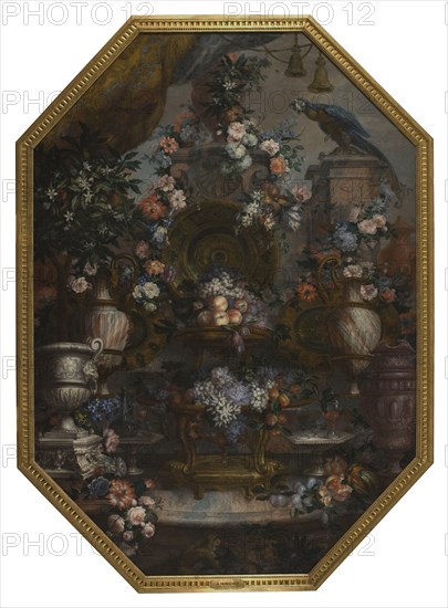 Large Flowerpiece with Precious Urns, late 17th-early 18th century. Creator: Antoine Monnoyer.
