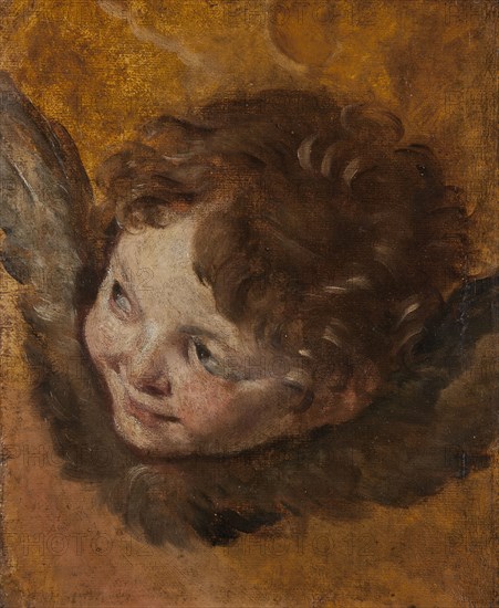 Head of a Cherub, 17th century. Creator: Daniele Crespi.