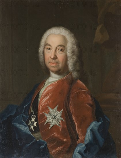 Leonard Klinckowström, 1685-1759, 1755. Creator: Johan Henrik Scheffel.