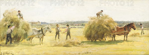 Haymaking. Creator: Berndt Lindholm.