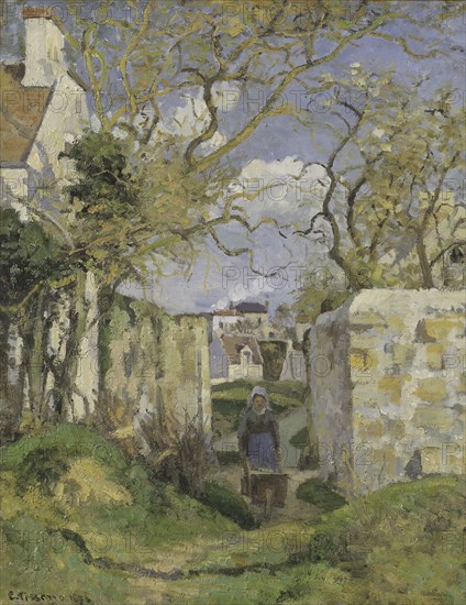 Landscape from Pontoise, 1874. Creator: Camille Pissarro.