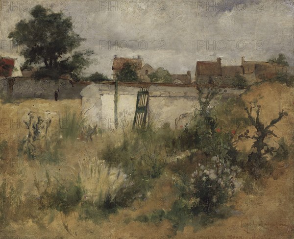 Landscape Study from Barbizon, 1878. Creator: Carl Larsson.