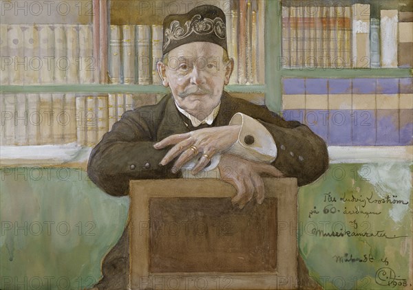 Ludvig Looström, 1848-1941, 1908. Creator: Carl Larsson.