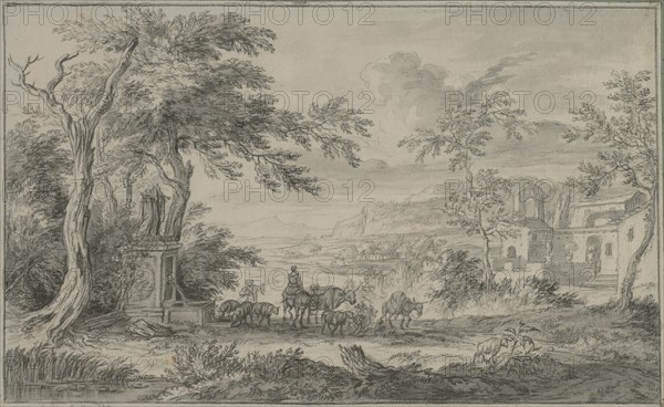 Italian landscape. Creator: Dirck Dalens II.