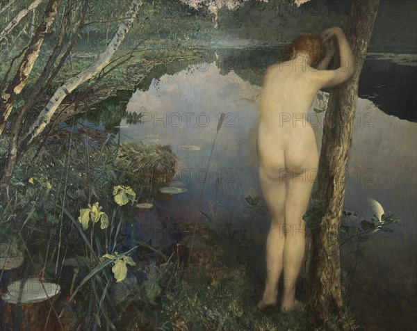 Nocturne, 1887. Creator: Eilif Peterssen.