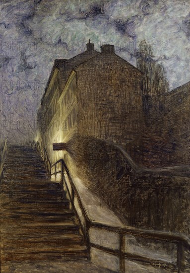 Motif from Timmermansgatan, 1899. Creator: Eugène Jansson.