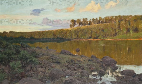 Lake in the Forest, 1898. Creator: Gottfrid Kallstenius.