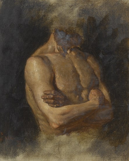 Nude, 1871. Creator: Gustaf Cederström.