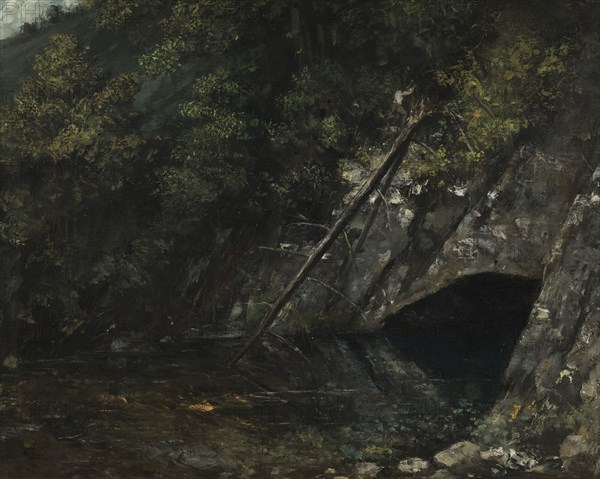 Landscape from La Source Bleue, 1872. Creator: Gustave Courbet.