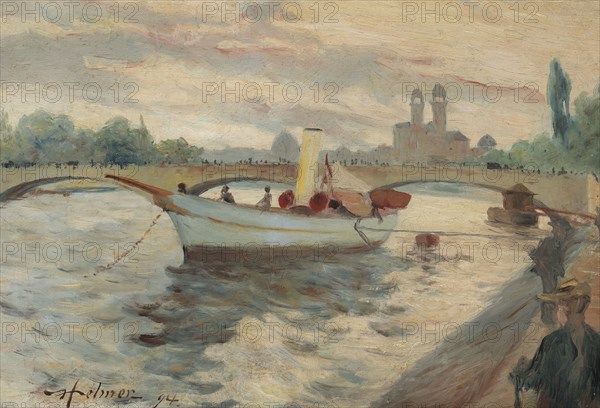 Motif from the Seine, 1894. Creator: Helmer Osslund.