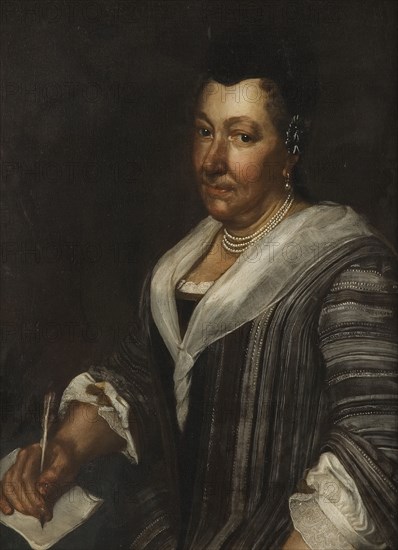 Unknown elderly lady. Creator: Henrik Münnichhofen.