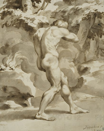 Naked man. Creator: Jan de Bisschop.