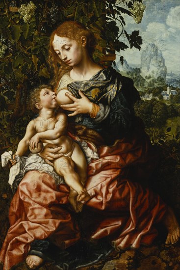 Madonna of Humility, 1544. Creator: Jan Sanders van Hemessen.