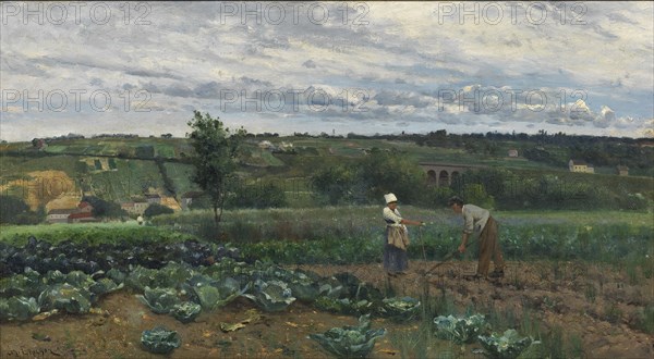 Landscape with Cabbage Patch, Concarneau. Creator: Johan Ericson.