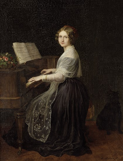 Jenny Lind, 1845. Creator: Louis Asher.